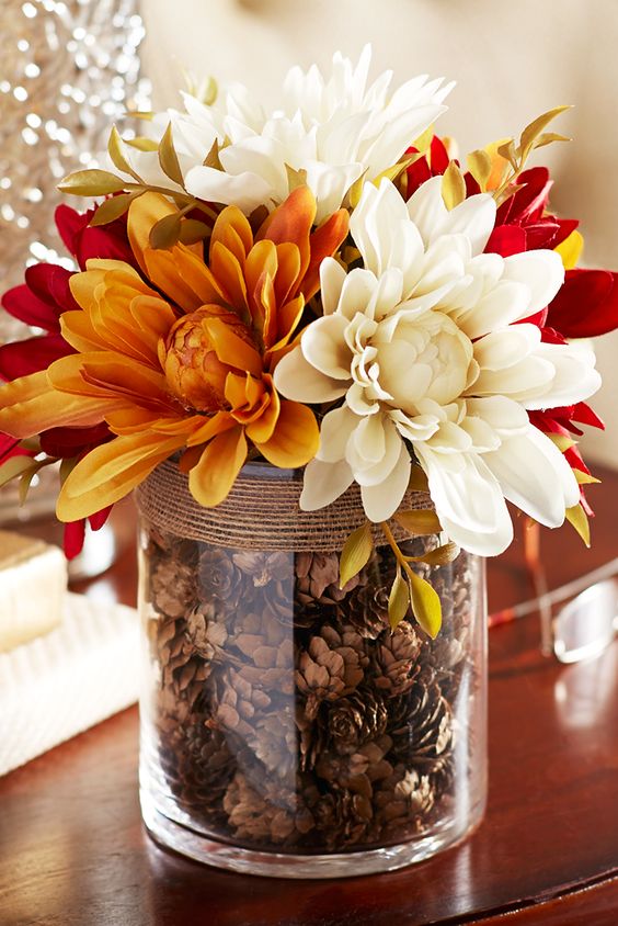 Flowers for fall decoration